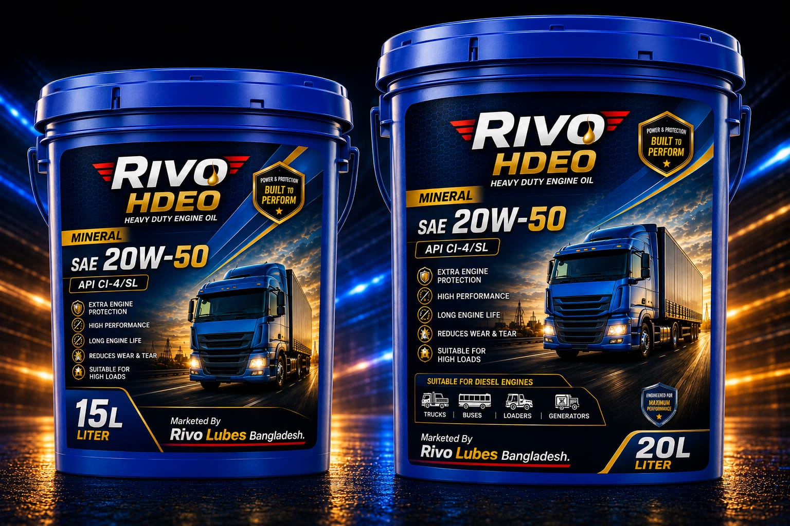 Rivo HDEO 20W-50 15L