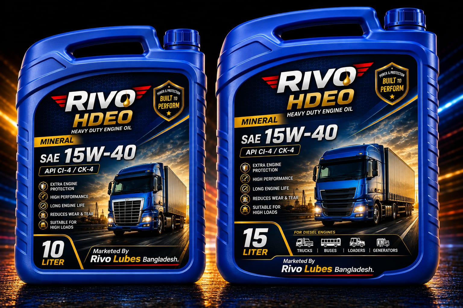 Rivo HDEO 15W-40 10L