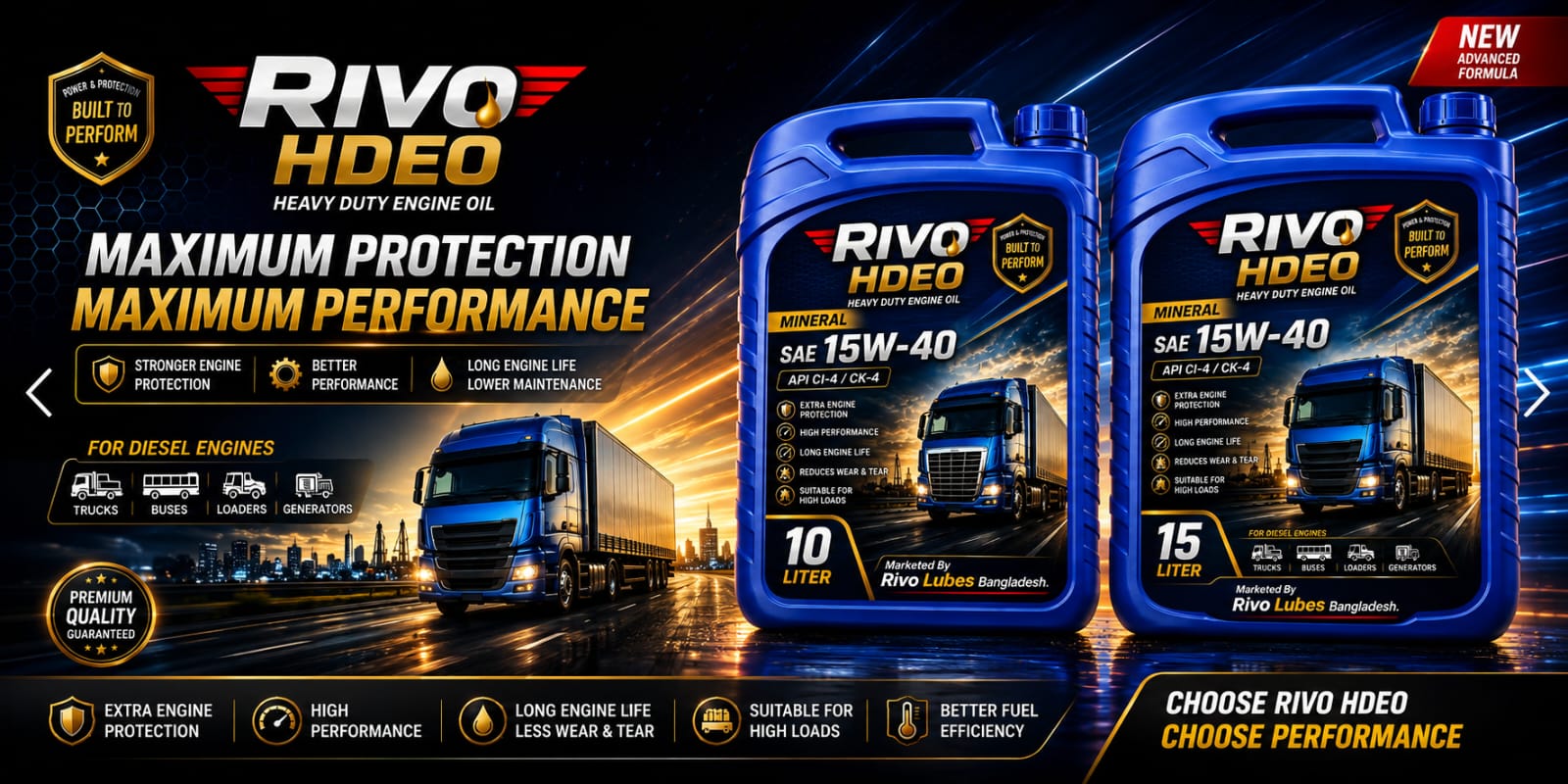 Rivo Lubes Premium Engine Oil